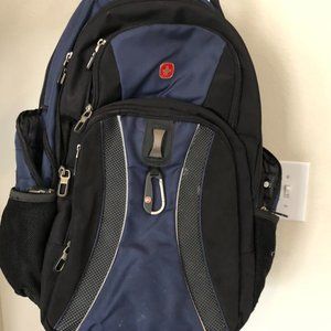 Swiss Army Back Pack Blue and Black